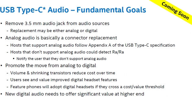 Intel come Apple: addio al jack audio da 3.5 mm