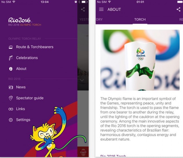 Disponibile l’app ufficiale di Rio 2016