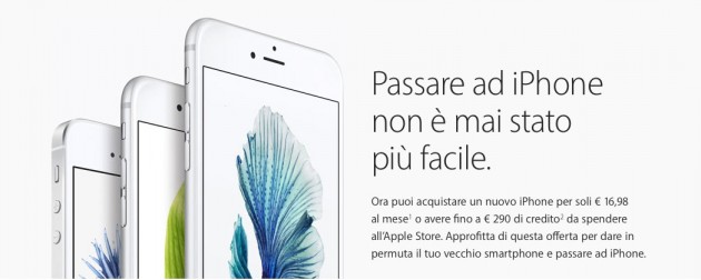 Apple lancia il nuovo programma di ritiro iPhone con finanziamento per un nuovo modello