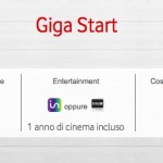 Riparte la Giga Start di Vodafone: 10€ per 5GB di traffico dati e 1 anno di cinema
