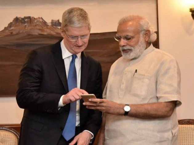 Tim Cook ha incontrato il Primo Ministro indiano