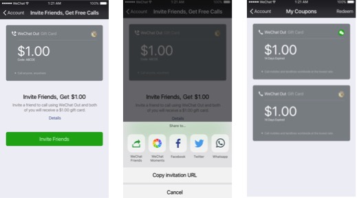 WeChat lancia una promozione per “Out”, il servizio per chiamare numeri nazionali e internazionali a prezzi ridotti