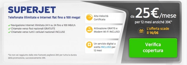 Nuove promozioni a tempo targate Fastweb ADSL
