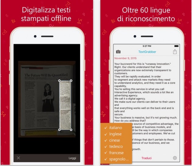 TextGrabber di ABBYY ora in offerta gratuita come App della Settimana