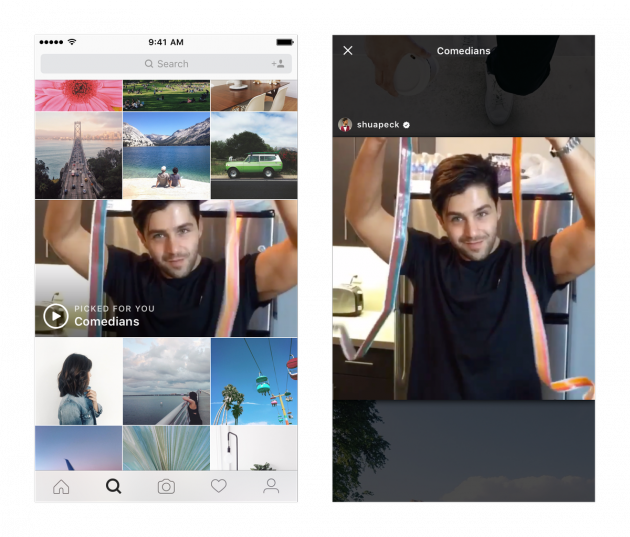 Instagram: nuovi canali video in evidenza