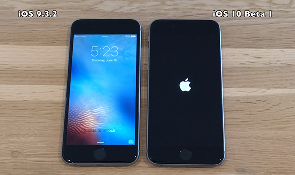 iOS 10 beta 1 vs iOS 9.3.2 – Appaiono i video comparativi
