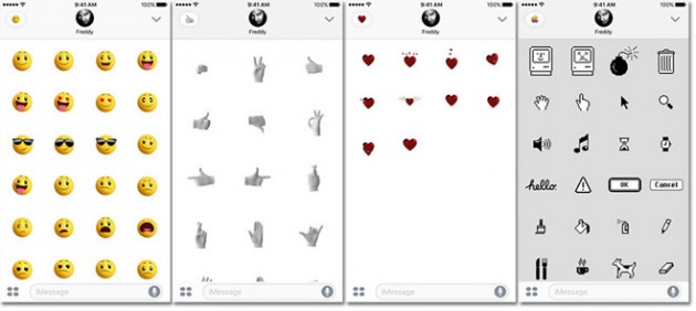 Apple rilascia i primi stickers su iMessage (iOS 10)