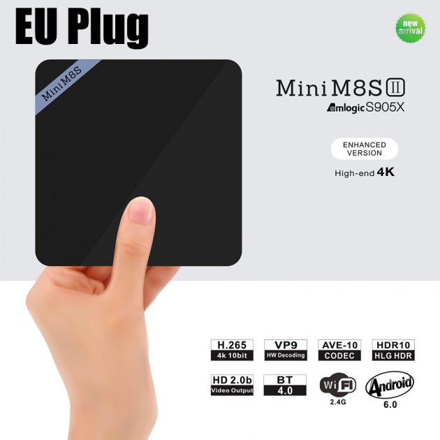 Smart TV Box Mini M8S II compatibile 4K a soli 32.55€ su GearBest!