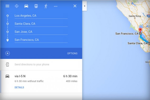 Le destinazioni multiple arrivano in Google Maps