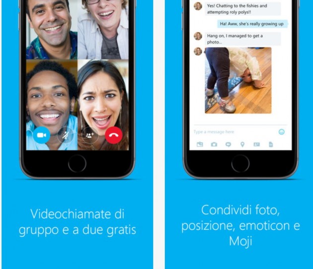 Skype si aggiorna e non supporta più le vecchie versioni di iOS
