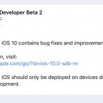 Apple rilascia iOS 10 beta 2 per sviluppatori!