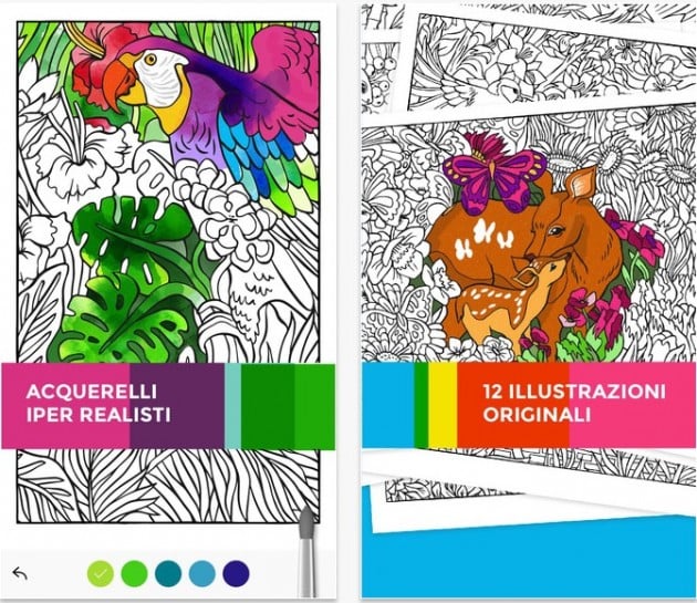 Tayasui Color: un buon libro anti-stress da colorare (anche per i più grandi)