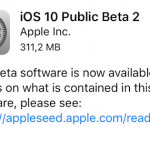 Disponibile iOS 10 Public Beta 2