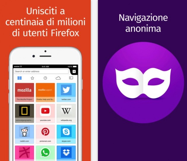 Mozilla aggiorna Firefox per iOS