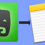 Da Evernote a Note di Apple: ecco come fare