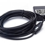 Un endoscopio  con videocamera Wi-Fi da utilizzare con l’iPhone