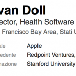 Salute e benessere: Apple ri-assume Evan Doll