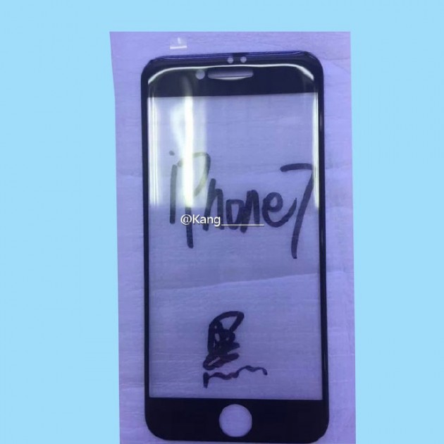 Una nuova foto mostra il presunto pannello frontale dell’iPhone 7