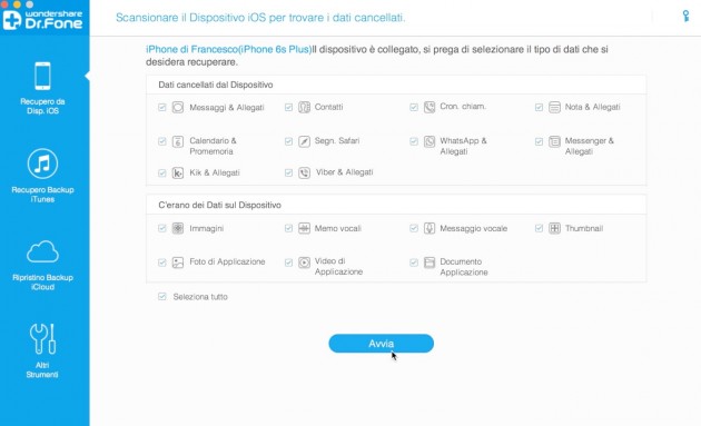 Wondershare Dr.Fone – Tanti tool per ritrovare i file persi e gestire i dati di iOS [VIDEO]