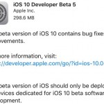 Apple rilascia iOS 10 beta 5 per gli sviluppatori!