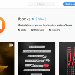 Apple apre il canale Instagram dedicato ad iBooks