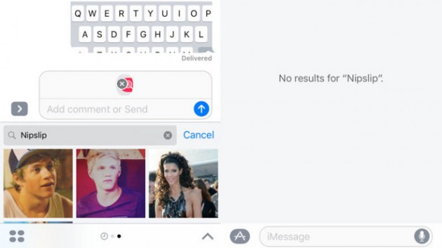 iOS 10 e Messaggi: tante GIF “sessuali” mettono in imbarazzo Apple