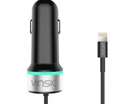 Vinsic propone un caricatore da auto con cavo Lightning integrato