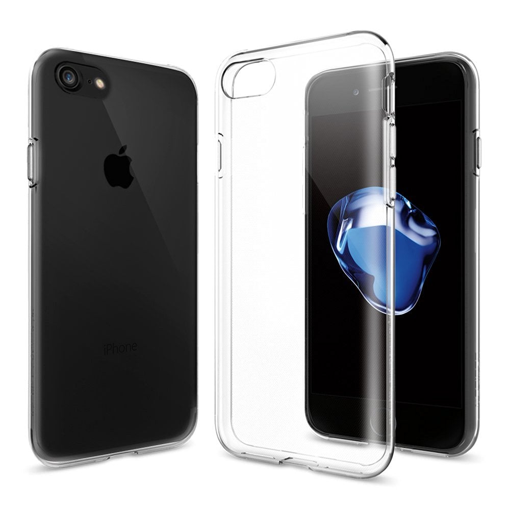 NALIA 360 Gradi Cover compatibile con Apple iPhone 7 Plus 8 Plus Silicone Trasparente Sottile Full-Body Telefono Case Colore:Trasparente Totale Custodia Protezione Protettiva Bumper Guscio 