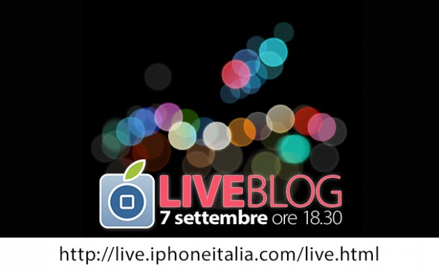 Presentazione iPhone 7: segui il LIVE di iPhoneItalia a partire dalle 18.30 di oggi!