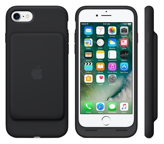 La Smart Battery Case per iPhone 7 è più capiente di quella per iPhone 6/6s