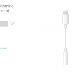 L’adattatore Lightning-Jack è anche disponibile come accessorio a 9€