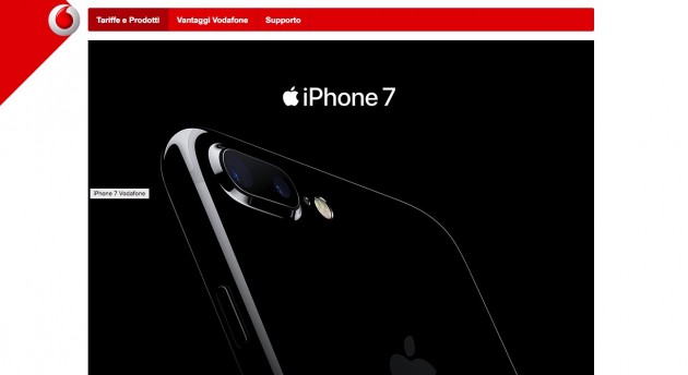 Vodafone presenta le offerte per acquistare iPhone 7 e iPhone 7 Plus