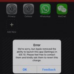 iOS 10 blocca alcune funzioni di Launcher