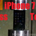 iPhone 7 sottoposto al test della pressa idraulica