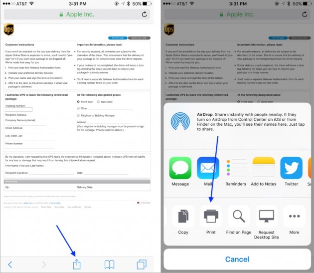 Usare il 3D Touch per esportare documenti in PDF con iOS 10