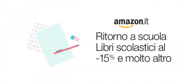 Back to school Amazon: -15% sui libri e tante offerte!