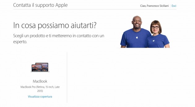 Apple sostituisce la pagina “Profilo del Supporto” con la pagina “Supporto”