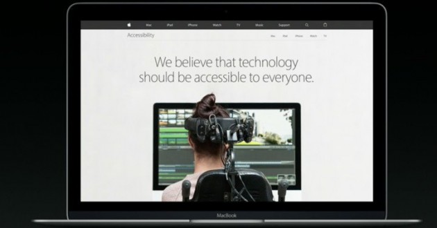 Apple annuncia una nuova pagina del suo sito Internet dedicato all’Accessibilità