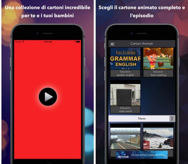Cartoni Animati Tube, app per intrattenere al volo i più piccoli