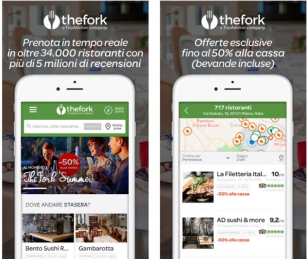 Con Apple Maps puoi prenotare il ristorante grazie a TheFork