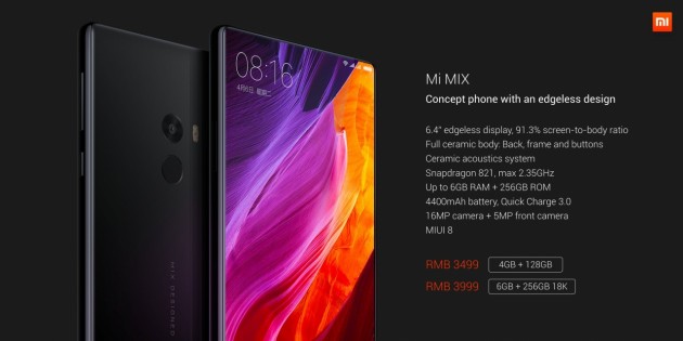 Xiaomi presenta il nuovo Mi MIX