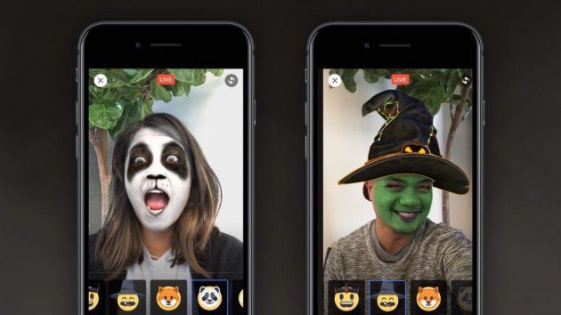 Facebook lancia “Masks”, dei filtri animati per le trasmissioni live