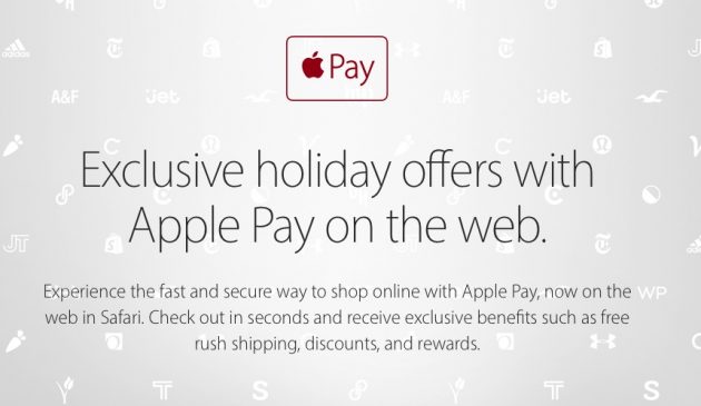 Offerte e sconti per chi fa acquisto tramite Apple Pay Web