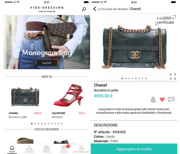 Videdressing: Fashion together l’app per comprare e vendere beni alla moda
