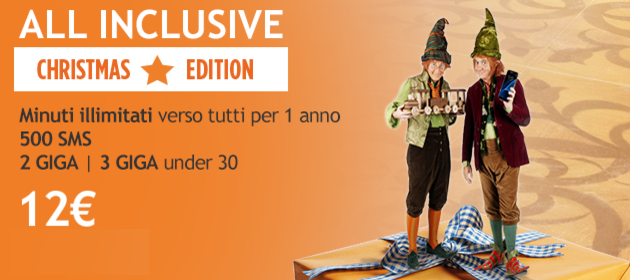 Wind lancia la nuova “All Inclusive Christmas Edition”