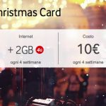 Ecco la Christmas Card di Vodafone: 10€ per 2GB di traffico dati e streaming video illimitato (per 3 mesi)