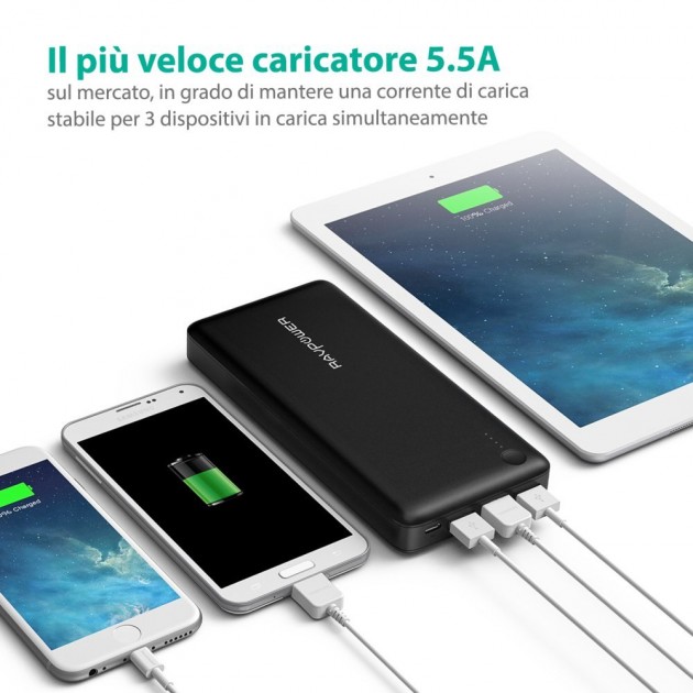 Batteria RavPower da 26.800 mAh in offerta per gli utenti iPhoneItalia!