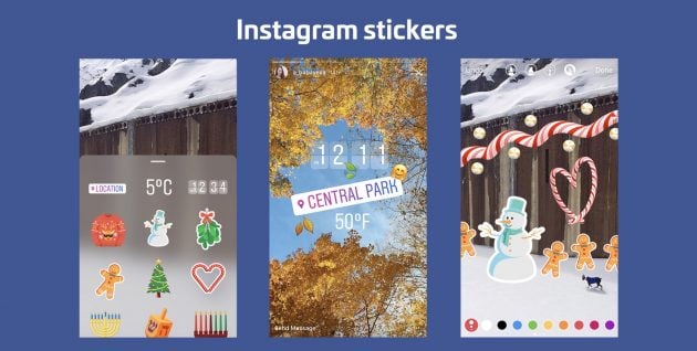 Instagram lancia gli adesivi nelle storie