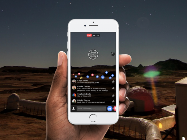 Facebook permetterà di trasmettere live i video a 360 gradi