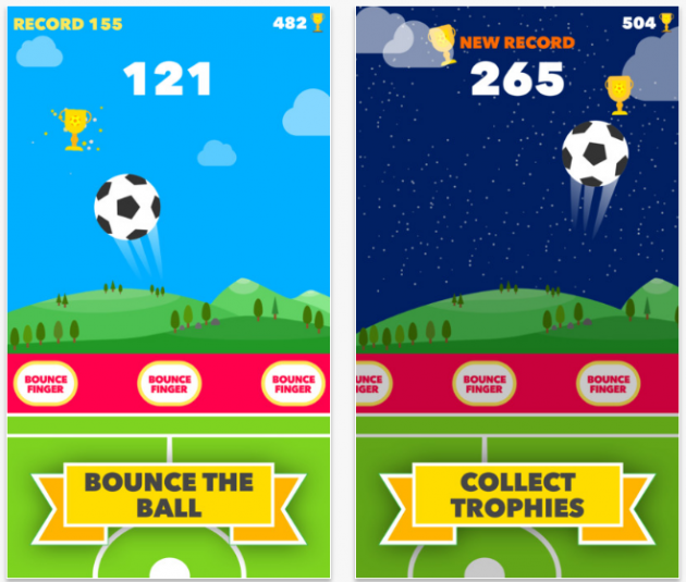 Quanti palleggi riuscirai a fare in Bounce Finger Soccer?